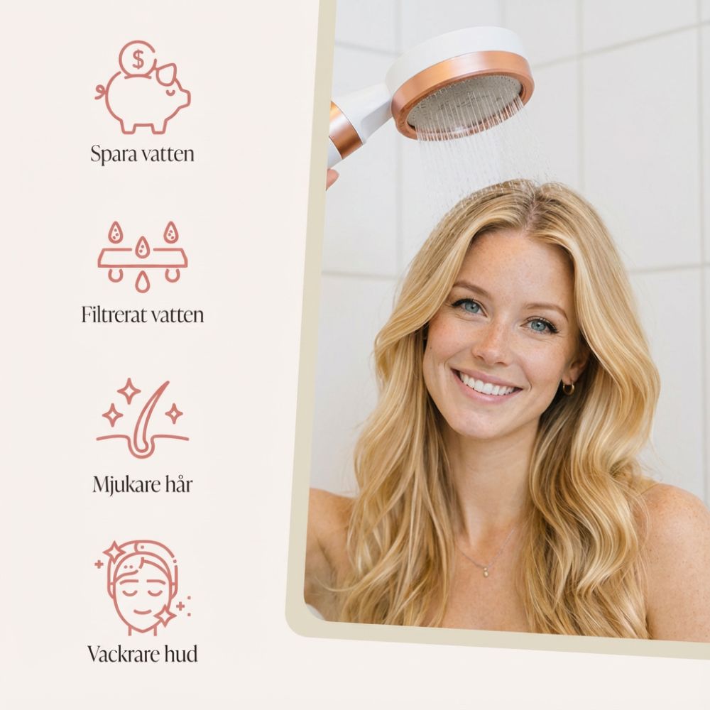 Veluria Kalkfilter Duschhuvud