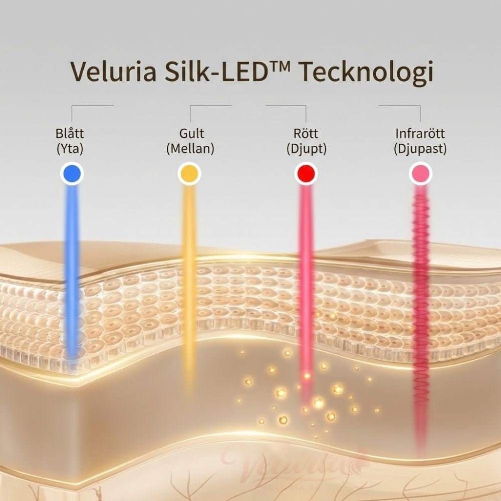 Veluria™ Silk - LED Contour System + Halsmask (Gåva) - Veluria